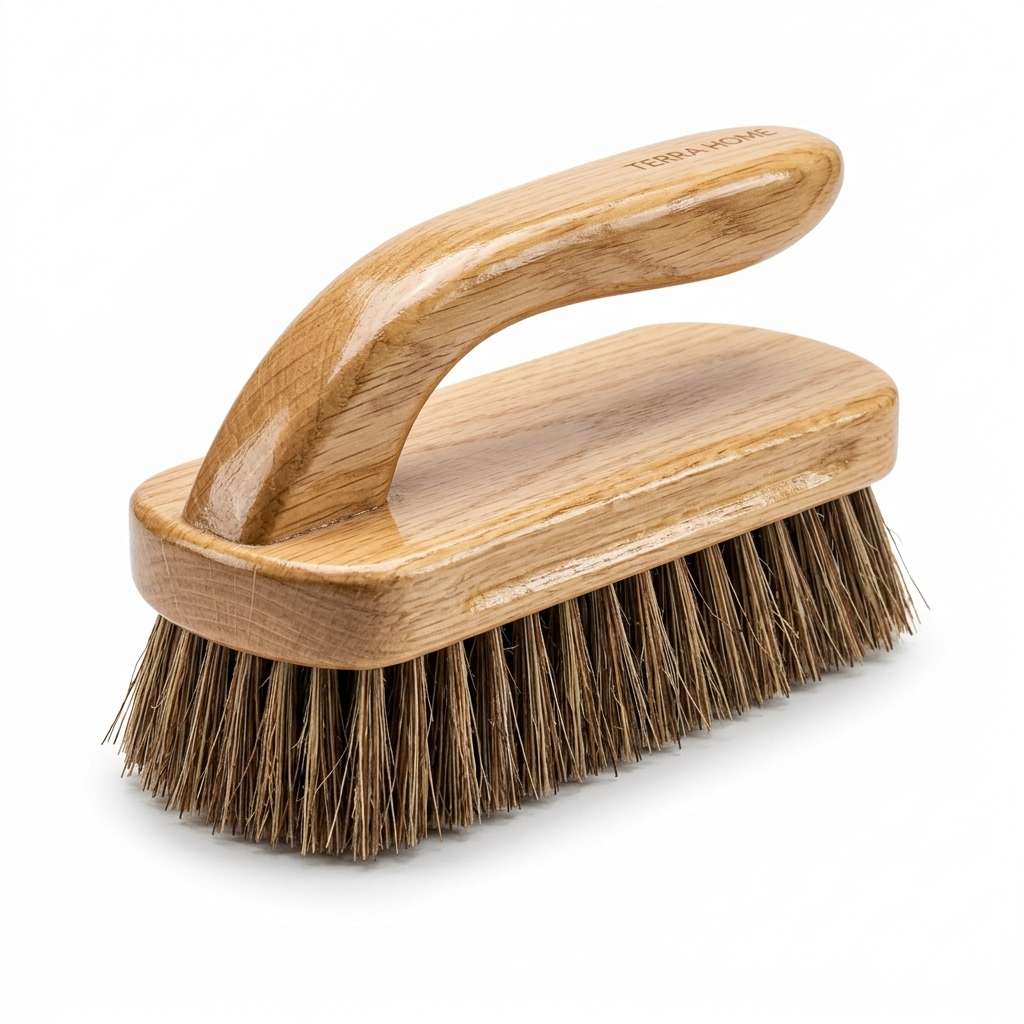 Carpet brush wooden handle