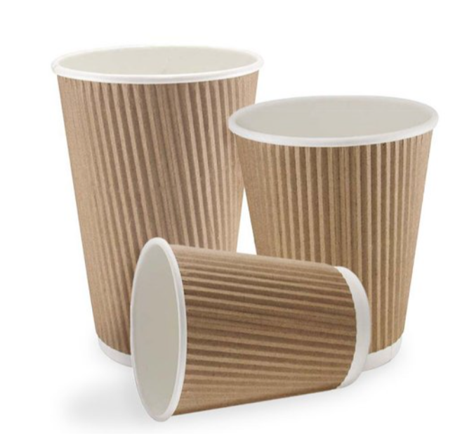 Paper cup Ripple Glass 250ml